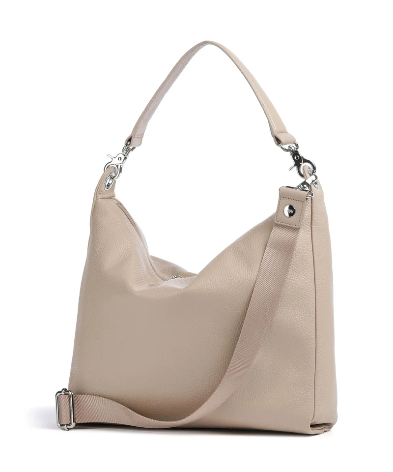 Mandarina Duck Mellow Leather Bolso de hobo warm taupe