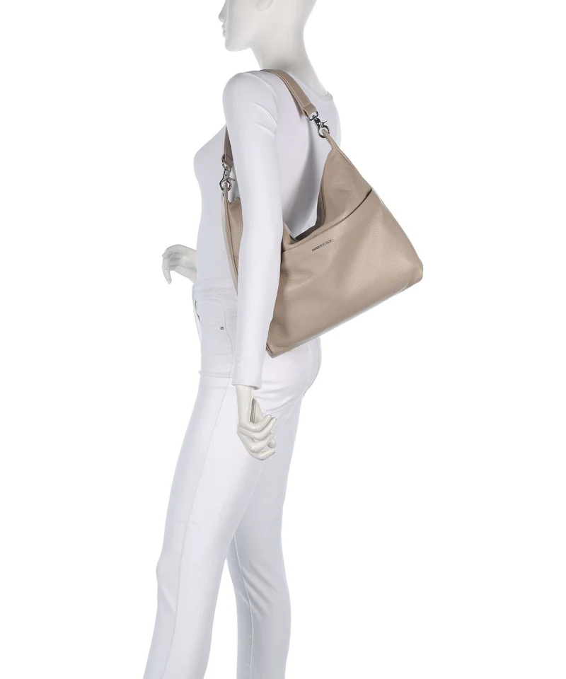 Mandarina Duck Mellow Leather Bolso de hobo warm taupe