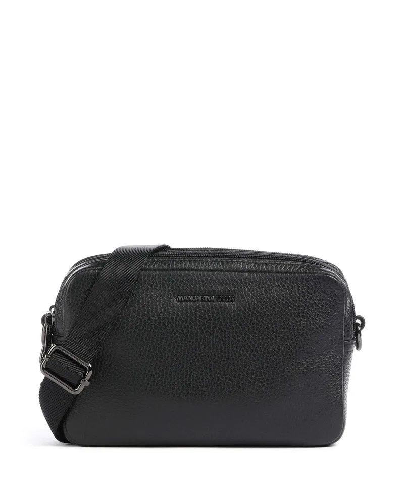 Mandarina Duck Mellow Leather Bandolera nero