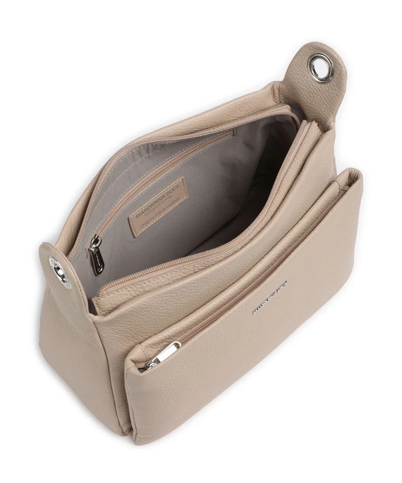 Mandarina Duck Mellow Leather Bolso de hombro warm taupe