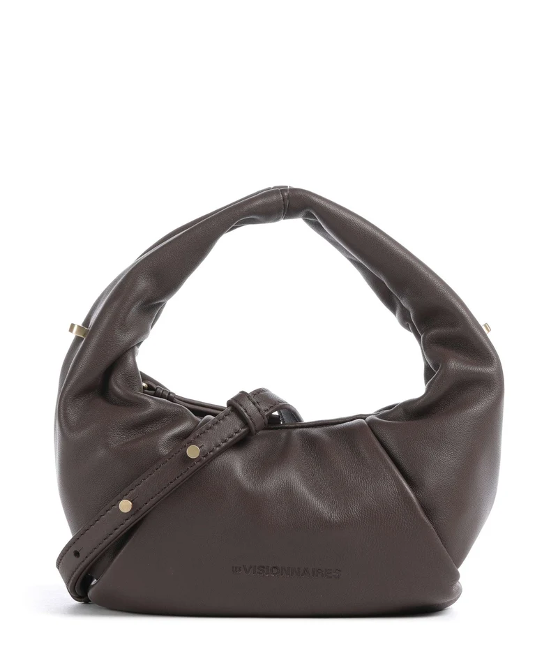 Les Visionnaires Greta Essential Silky Mini Bandolera chocolate