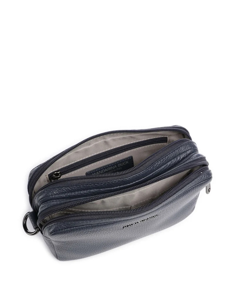 Mandarina Duck Mellow Leather Bandolera dress blue