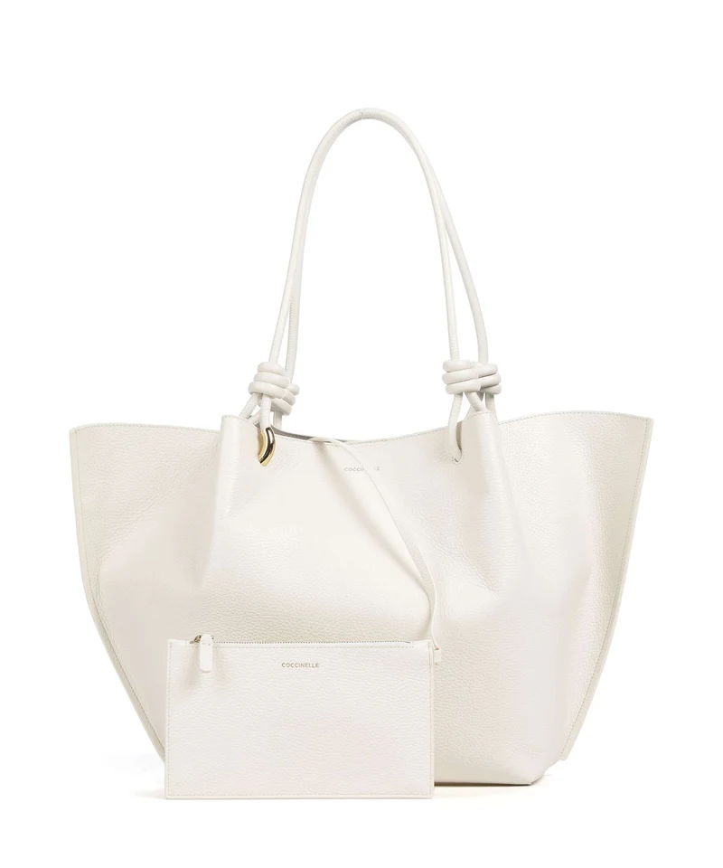 Coccinelle Finn Bolsa shopping pearl