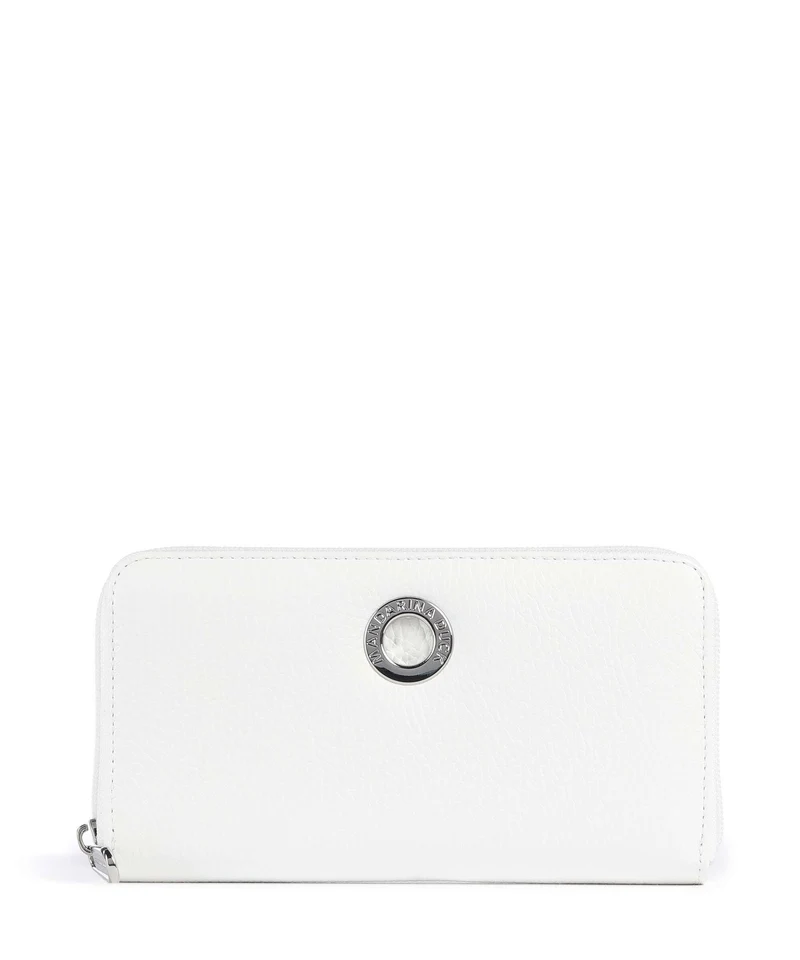 Mandarina Duck Mellow Leather Monedero blanc