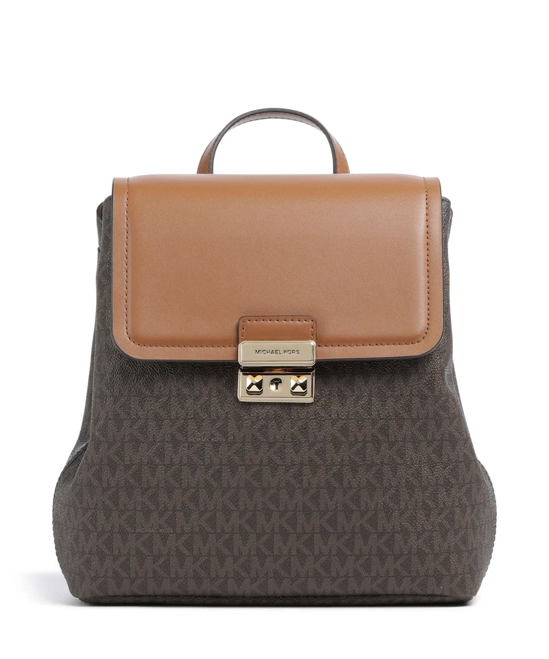 Michael Kors Tribeca Small Mochila brown/acorn