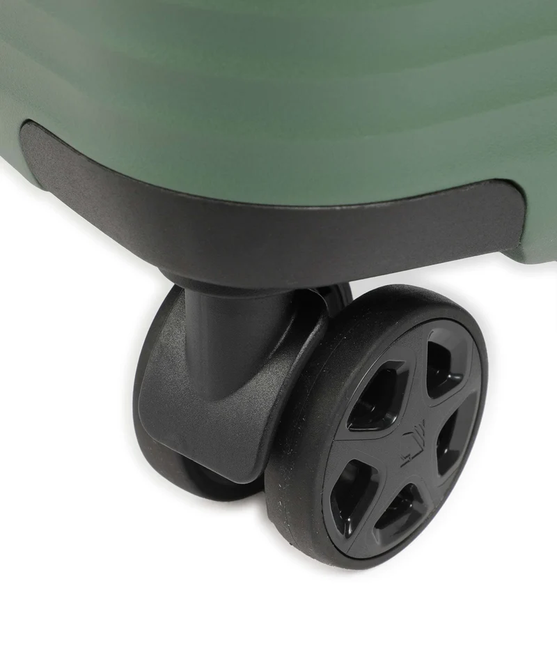 Travelite Air Stripe Slim Maleta con 4 ruedas green