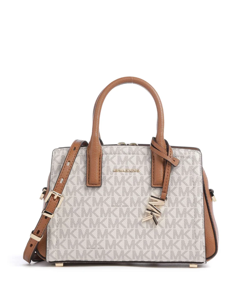 Michael Kors Laila XS Bolso de mano vanilla/acorn