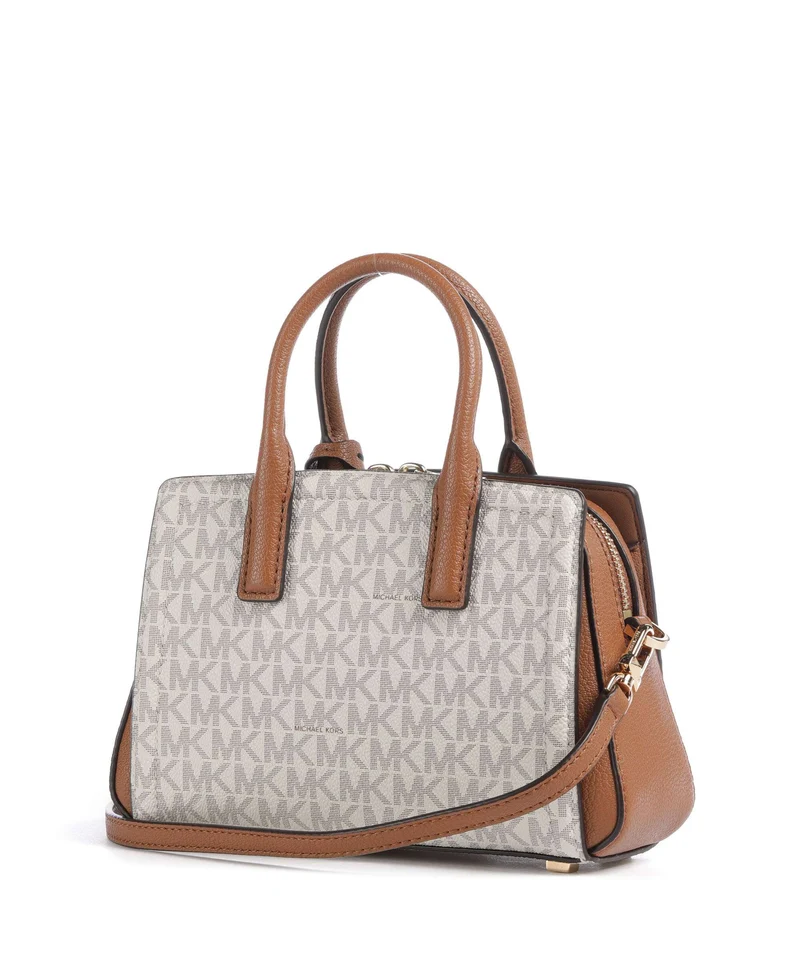 Michael Kors Laila XS Bolso de mano vanilla/acorn