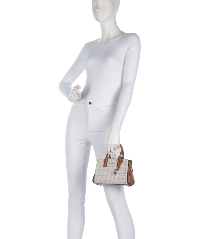 Michael Kors Laila XS Bolso de mano vanilla/acorn