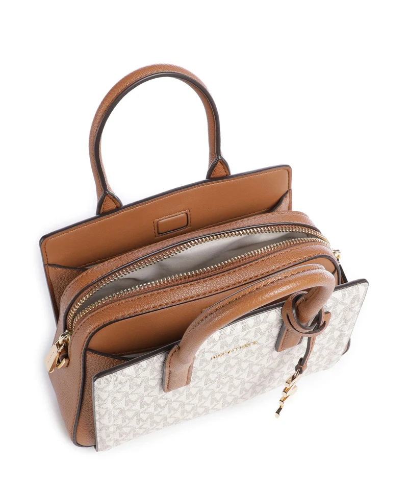 Michael Kors Laila XS Bolso de mano vanilla/acorn