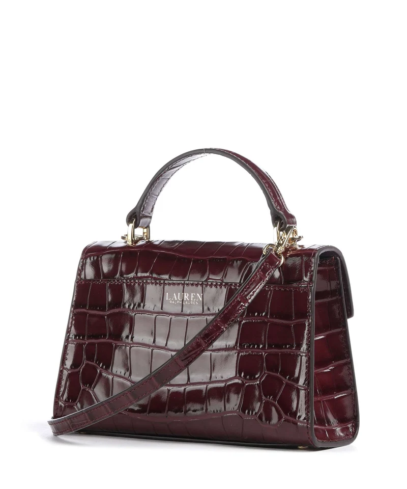 Lauren Ralph Lauren Farrah Small Bolso de mano dark garnet