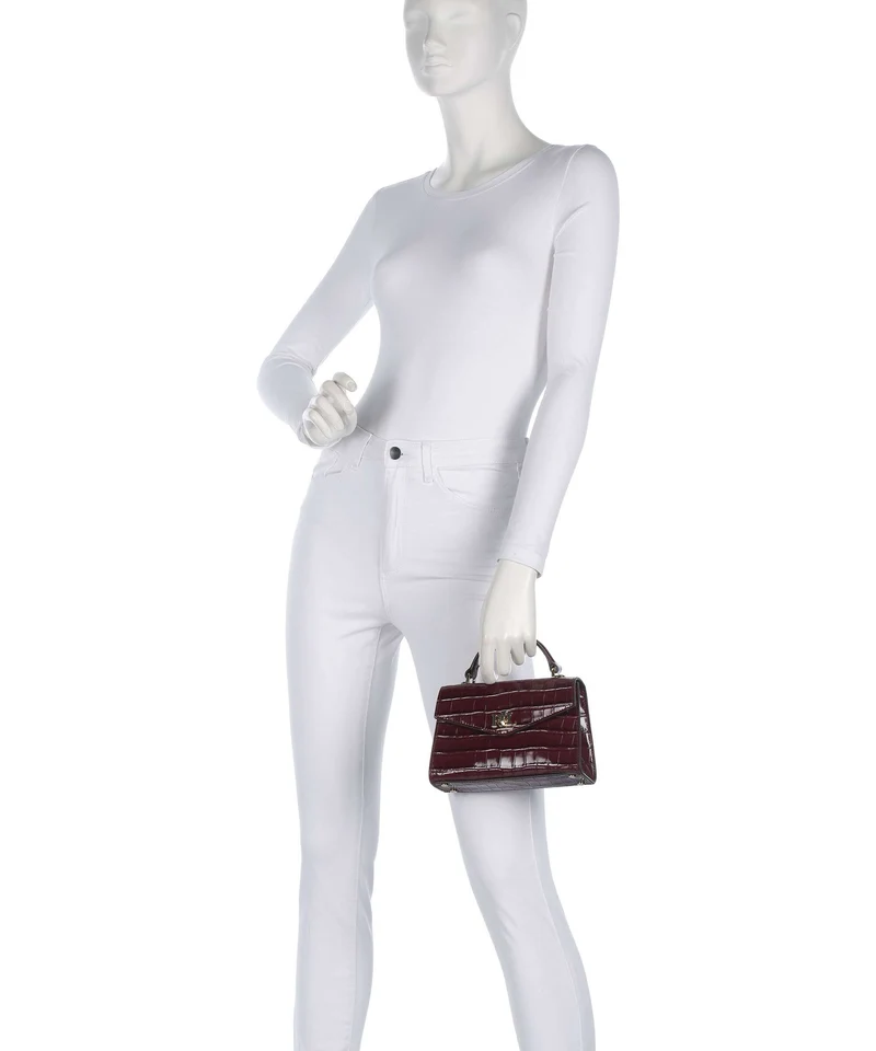 Lauren Ralph Lauren Farrah Small Bolso de mano dark garnet