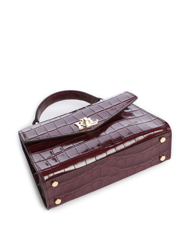 Lauren Ralph Lauren Farrah Small Bolso de mano dark garnet
