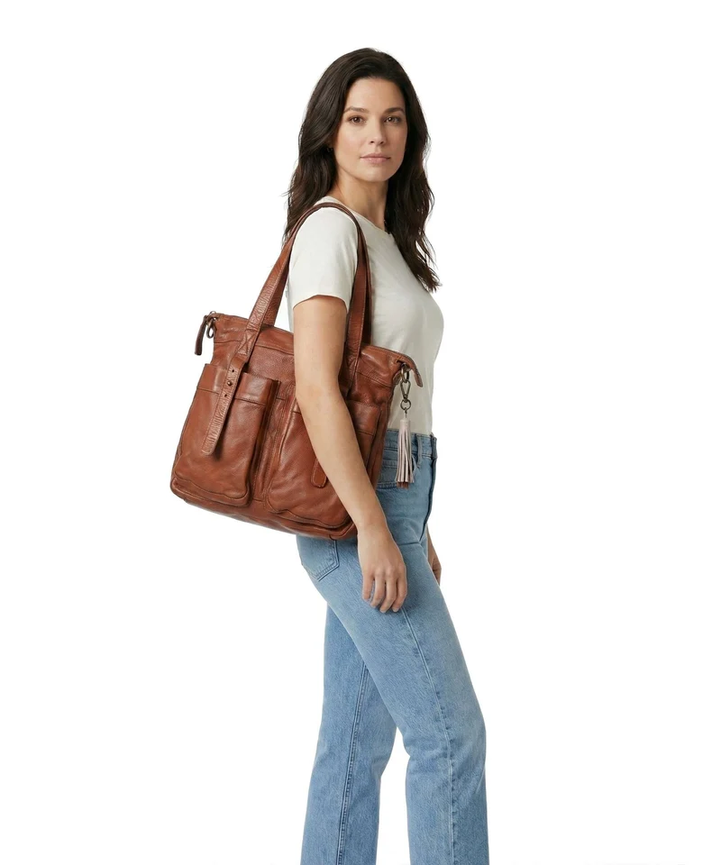 Taschendieb Wien Kohlmarkt 888 Bolsa shopping cognac