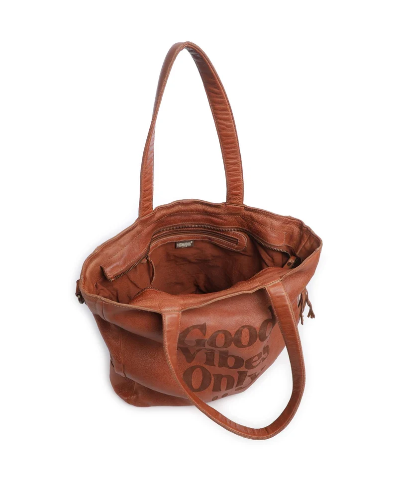 Taschendieb Wien Gutstrasse 1 Bolsa shopping cognac
