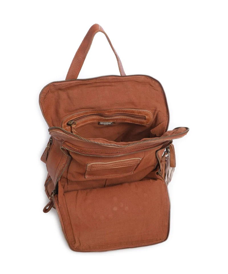 Taschendieb Wien Johnstrasse 2 Bolso mochila cognac