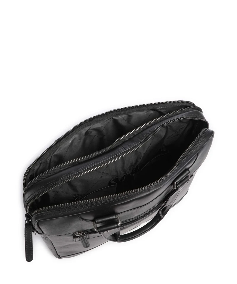 The Chesterfield Brand Wax Pull Up Cow Montara Bolso para portátil black