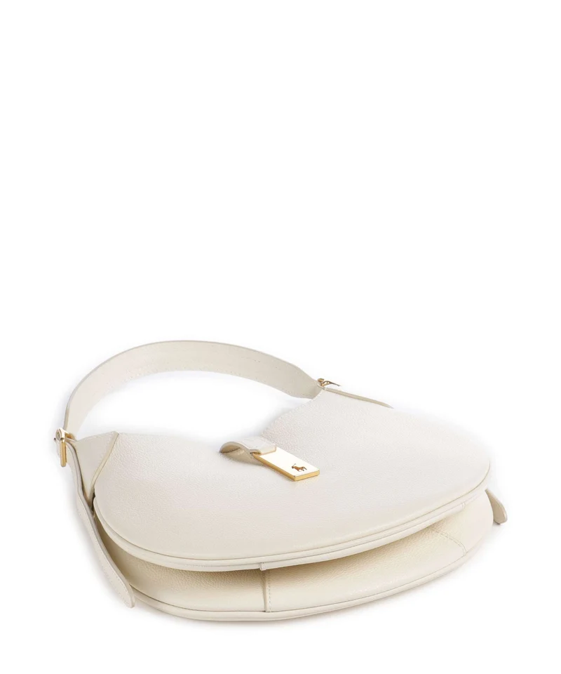 Polo Ralph Lauren ID Collection Small Bolso de hobo ivory