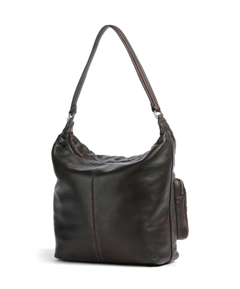 Liebeskind Andrea Lamb Snowcem M Bolso de hobo roasted coconut