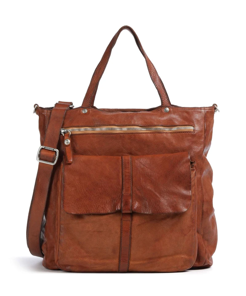 Campomaggi Bolsa shopping cognac