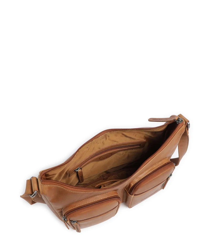 The Chesterfield Brand Wax Pull Up Cow Valenora Bolso de hombro cognac