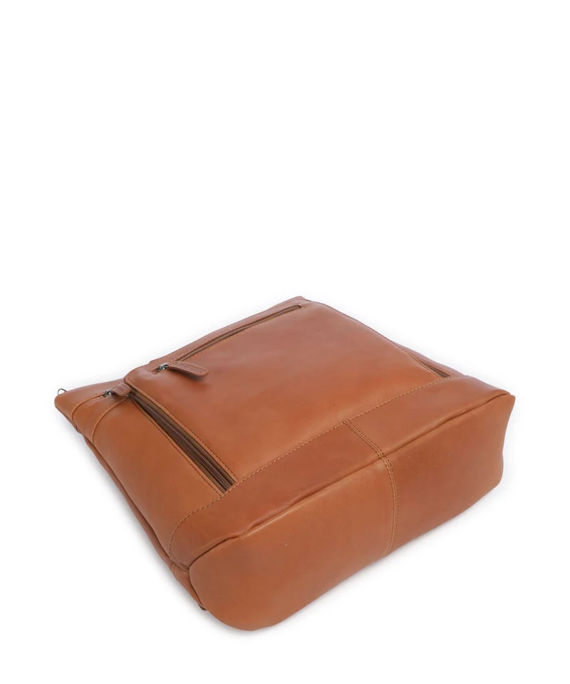 The Chesterfield Brand Wax Pull Up Cow Caldero Mochila cognac