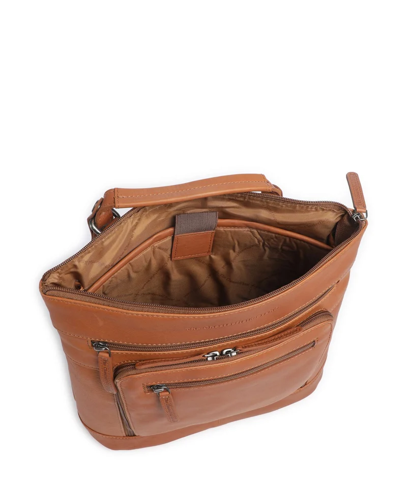 The Chesterfield Brand Wax Pull Up Cow Caldero Mochila cognac