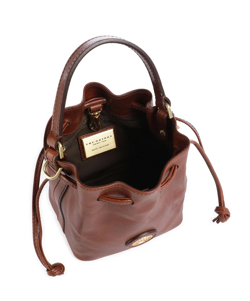 The Bridge Story Donna Bucket bolso de mano marrone