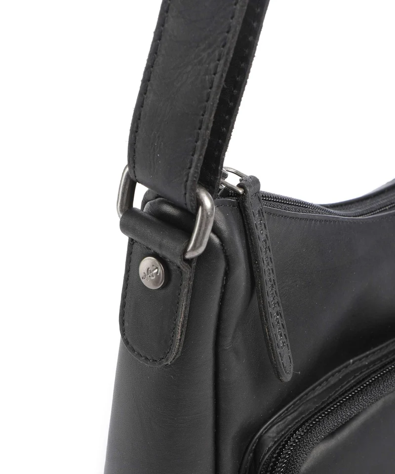 The Chesterfield Brand Wax Pull Up Cow Valenora Bolso de hombro black