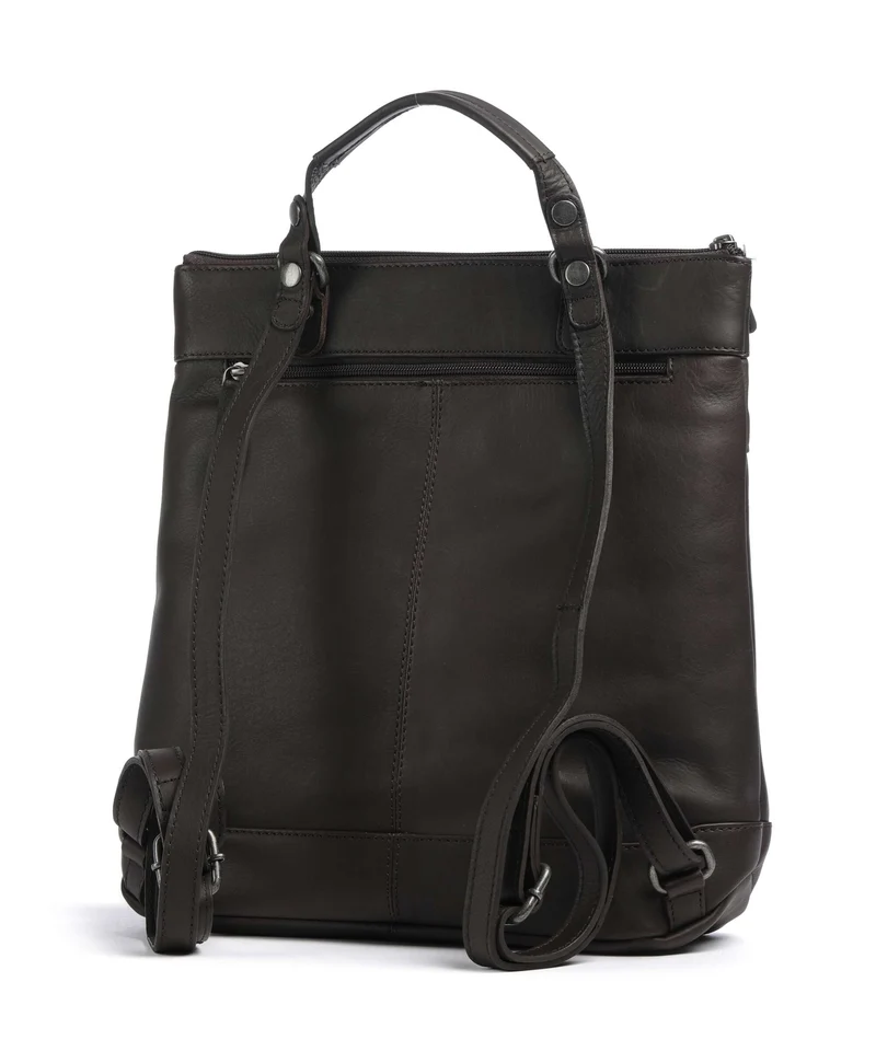The Chesterfield Brand Wax Pull Up Cow Caldero Mochila brown
