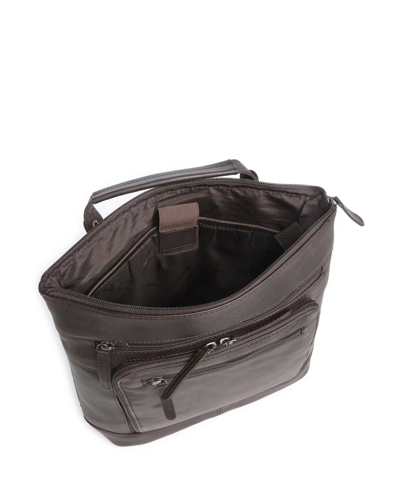 The Chesterfield Brand Wax Pull Up Cow Caldero Mochila brown