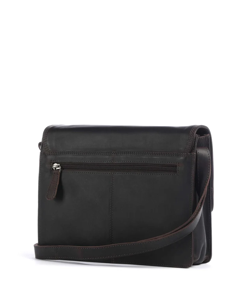 The Chesterfield Brand Wax Pull Up Cow Lunor Bolso de hombro brown
