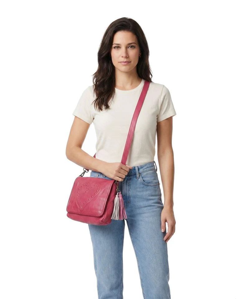 Taschendieb Wien Johnstrasse 3 Bandolera pink power