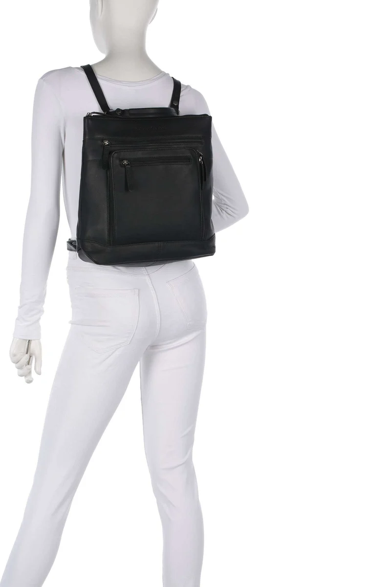 The Chesterfield Brand Wax Pull Up Cow Caldero Mochila black