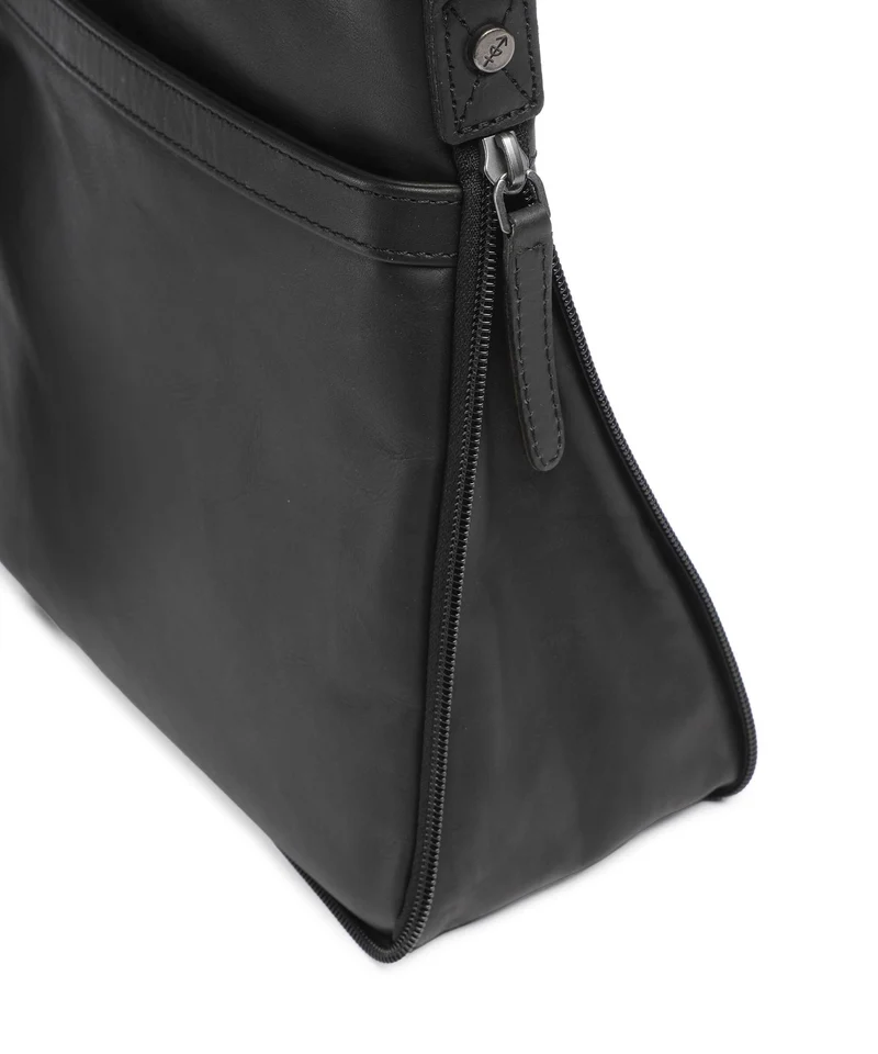 The Chesterfield Brand Wax Pull Up Cow Mirea Bandolera black