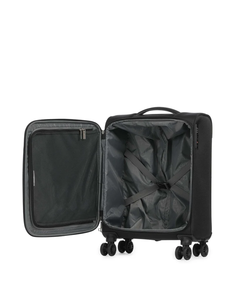 American Tourister Cloudrider S Maleta con 4 ruedas jet black