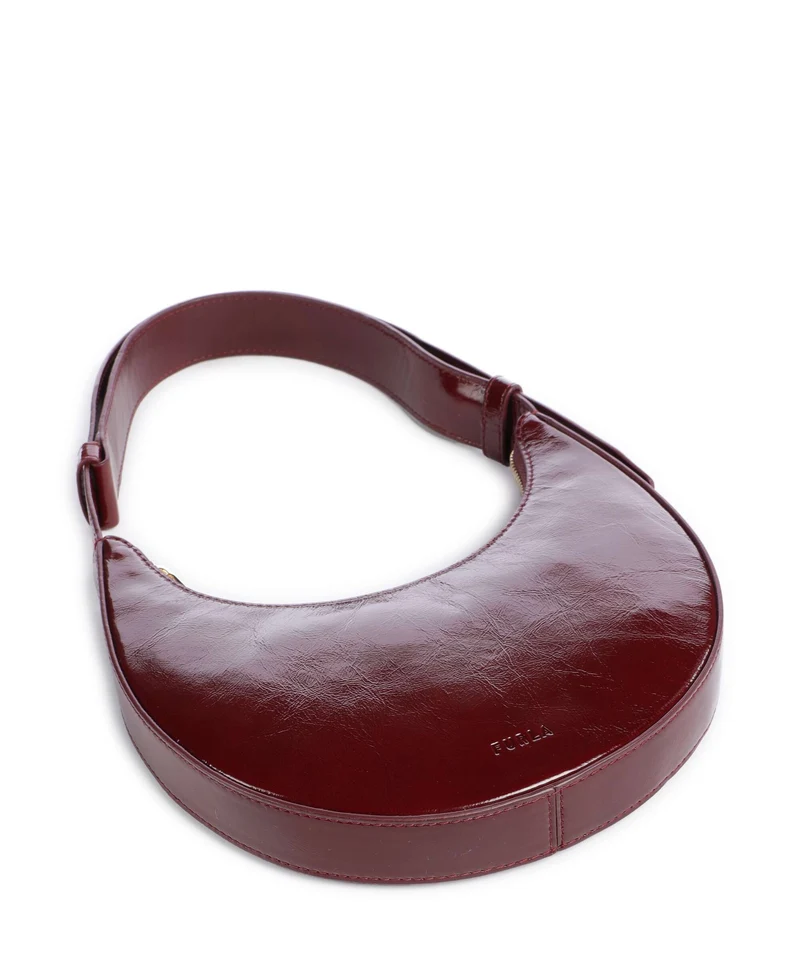 Furla Delizia Mini Bolso de hombro rubino