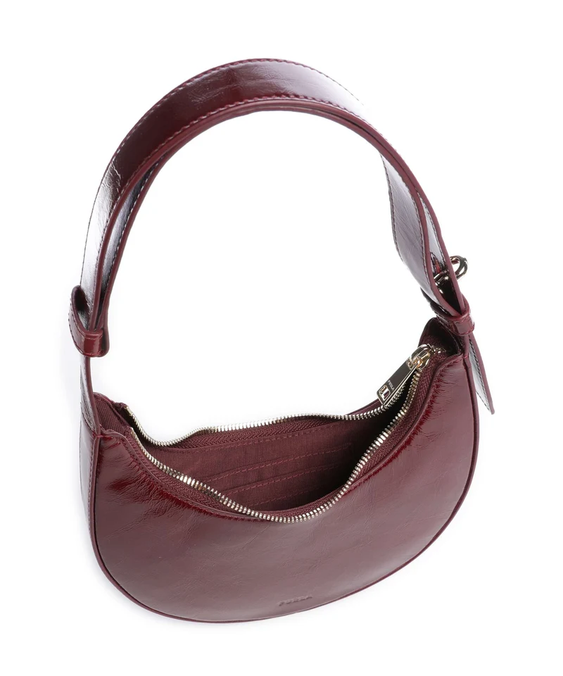 Furla Delizia Mini Bolso de hombro rubino