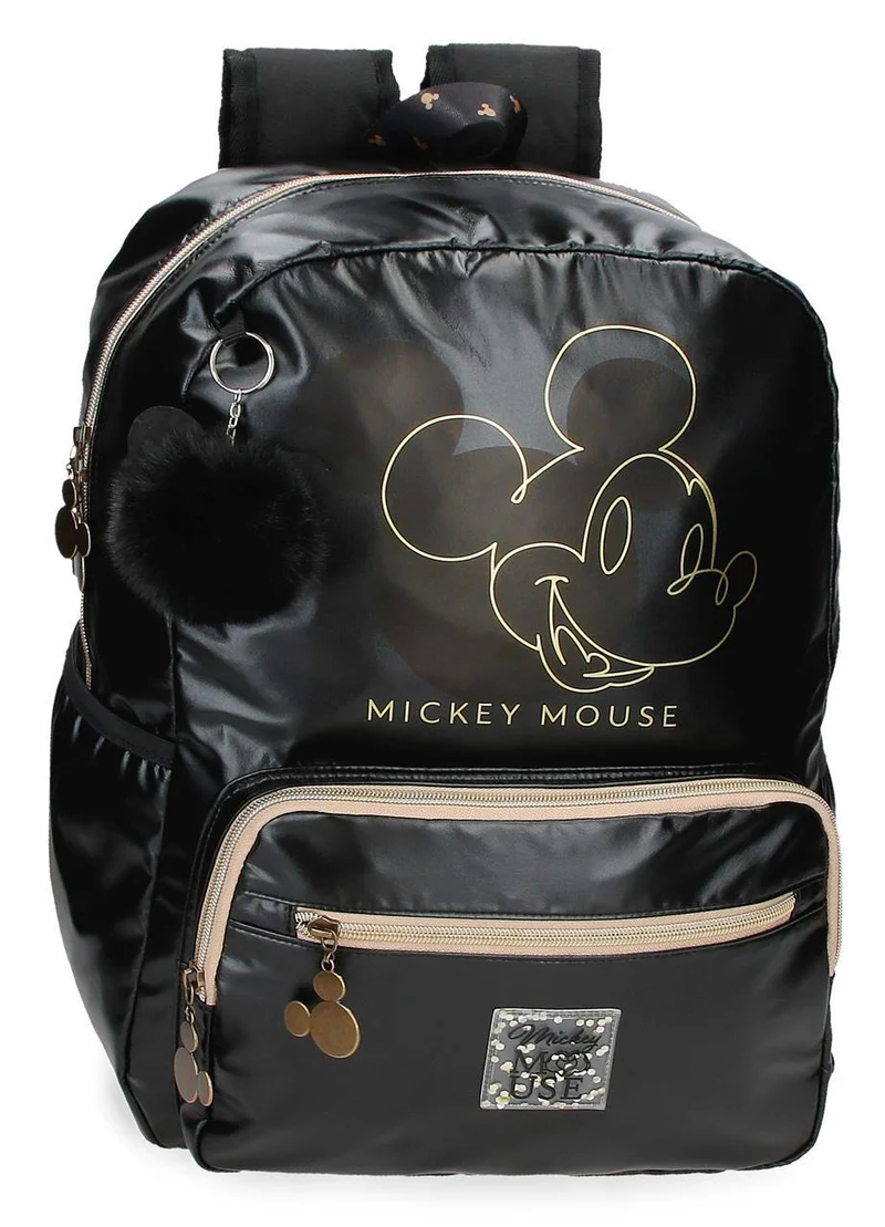 3472322 MOCHILA 42CM. MICKEY OUTLINE NEGRO