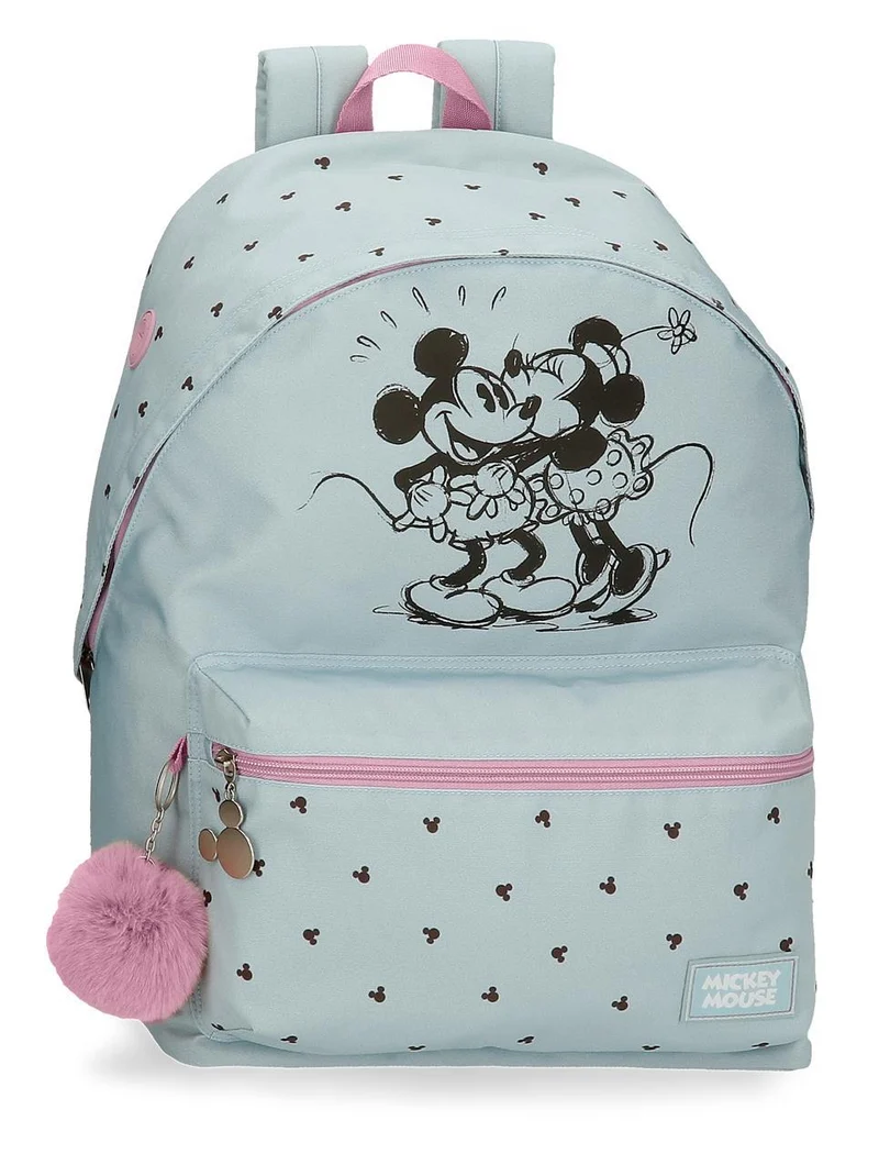 3792321 MOCHILA 44CM. MICKEY Y MINNIE KISSES