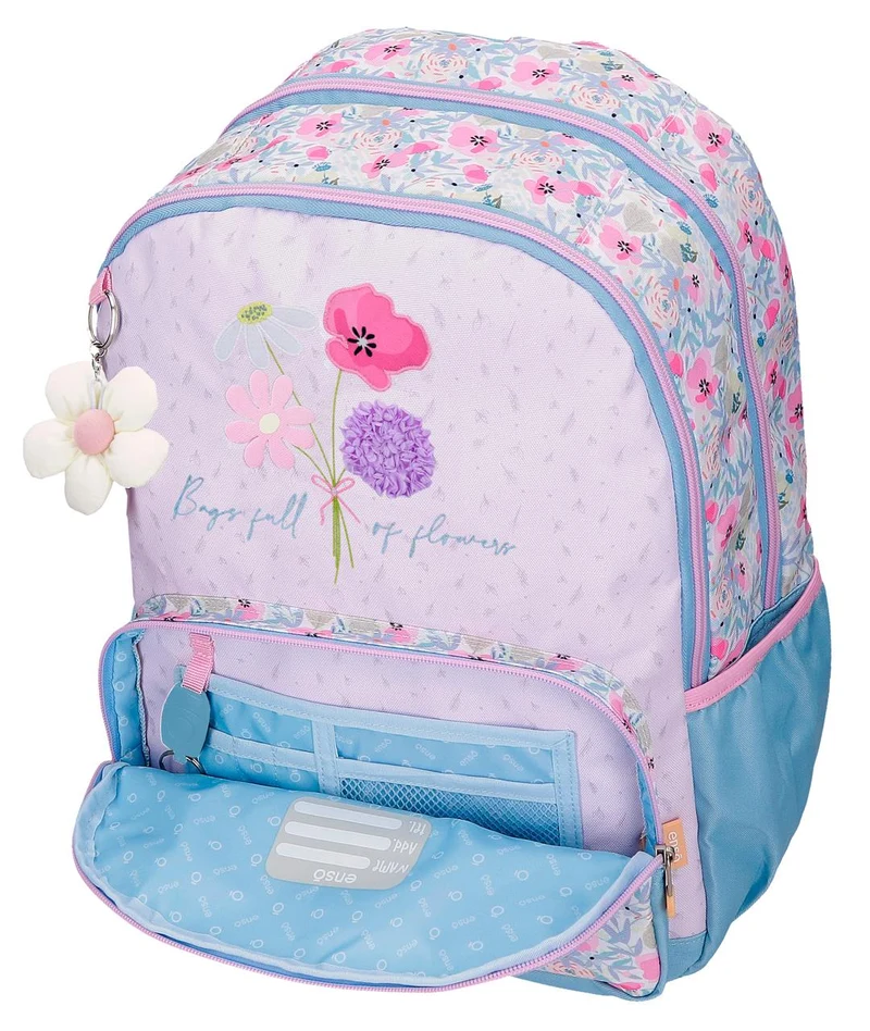 97727D1 MOCHILA ADAP. 44CM. ENSO FULL OF FLOWERS