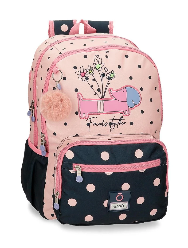 94324D1 MOCHILA ADAP. 44CM 2C. ENSO FRIENDS TOGETHER