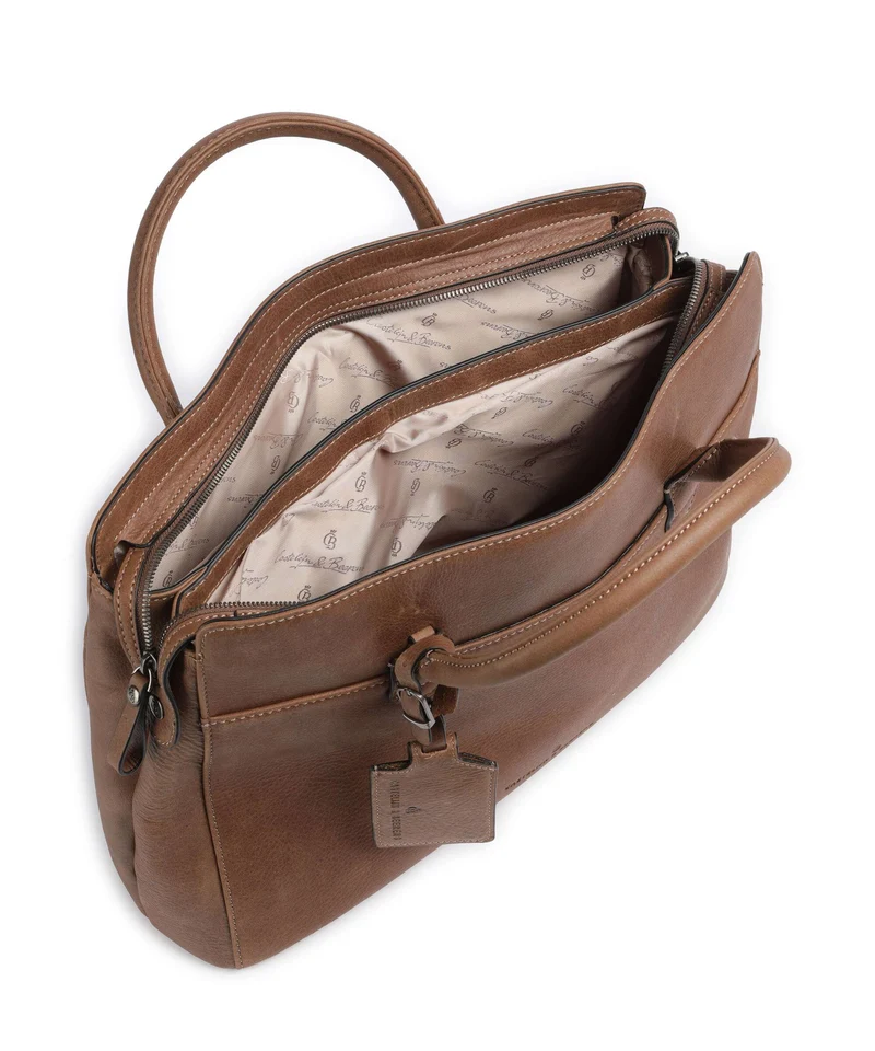 Castelijn & Beerens Carisma Bolso para portátil cognac