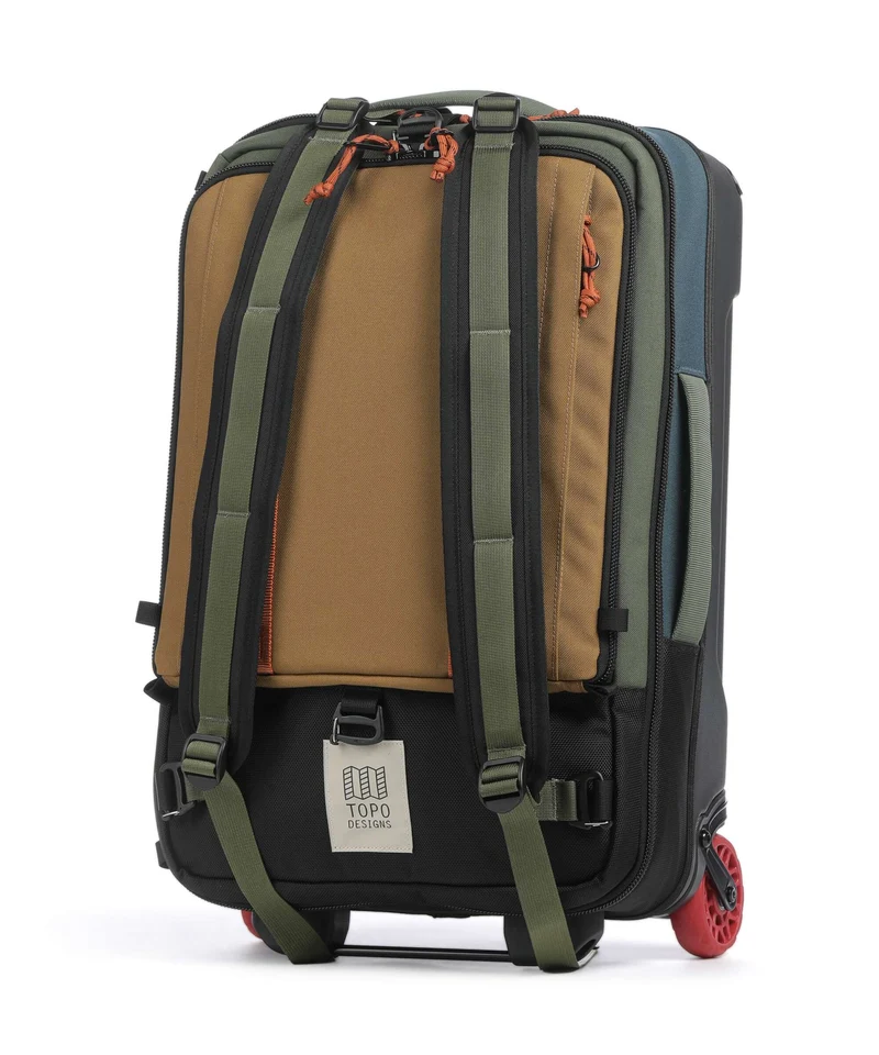 Topo Designs Global 44 Bolso de viaje con ruedas olive/dark khaki