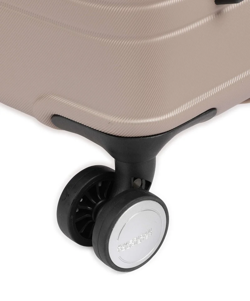 American Tourister Flashline Maleta con 4 ruedas ivory gold