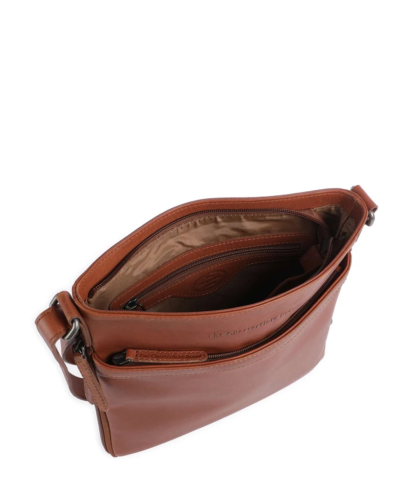 The Chesterfield Brand Wax Pull Up Cow Mirea Bandolera cognac
