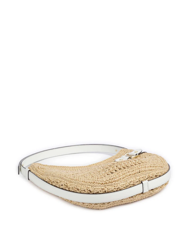 Lauren Ralph Lauren Tasha Large Bolso de hombro natural/white