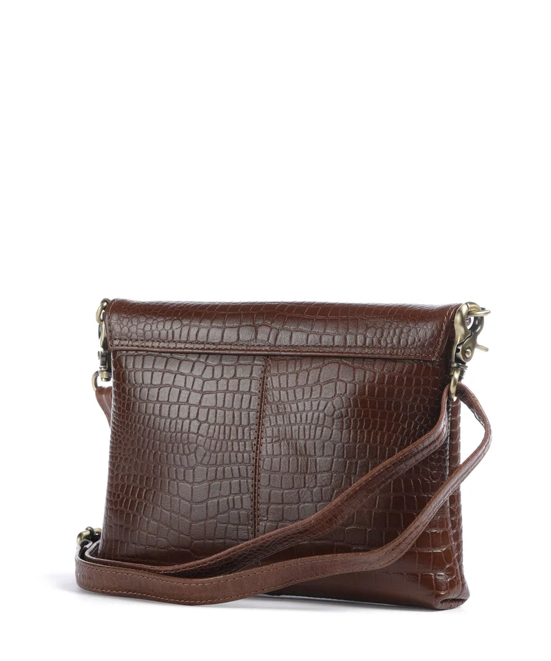 Depeche Fashion Favourites Bandolera cognac croco