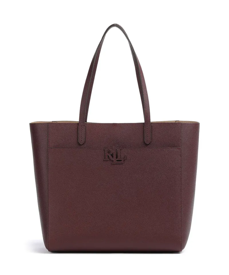 Lauren Ralph Lauren Cameryn Large Bolsa shopping dark garnet