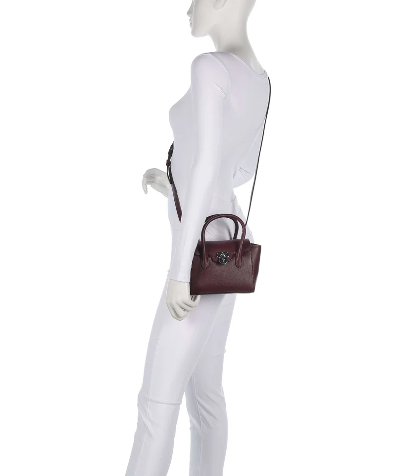 Lauren Ralph Lauren Tanner Small Bandolera dark garnet